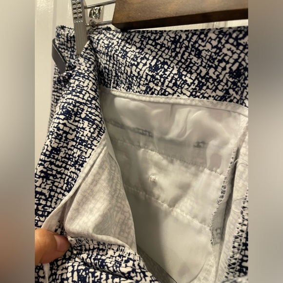 Calvin Klein blue and white pants with belt - Picture 6 of 10